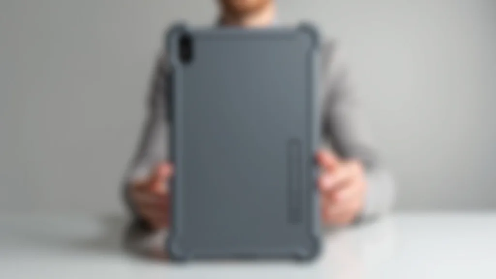 Armor Tablet Cover in Charcoal Grey